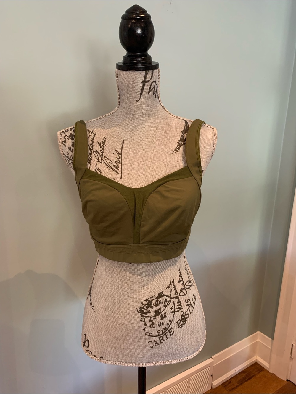 lululemon athletica Olive Supportive Cropped Tank